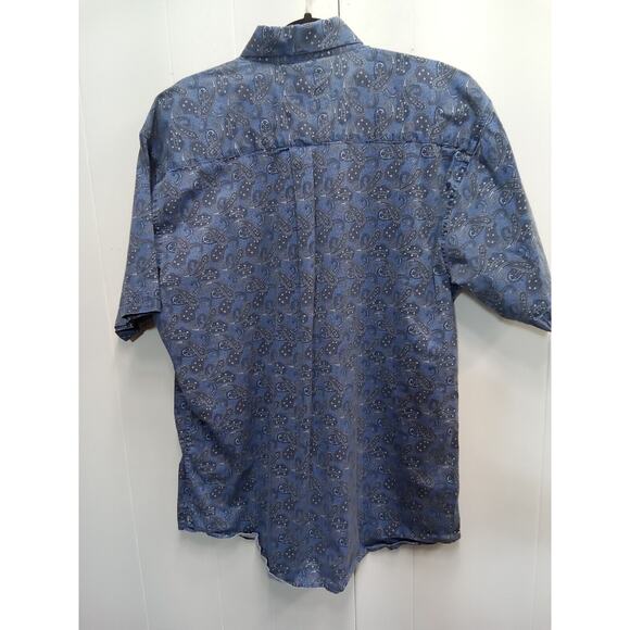 Rafter C Proflex Performance Menspaisley Print Button Down Shirt (Size Xl) - Picture 2 of 4